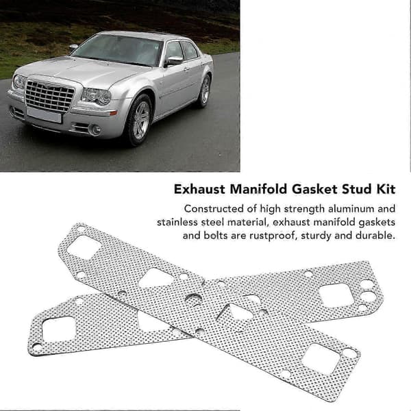 Udskiftningspakning til udstødningsmanifold og hardwarekit til Dodge Ram Trucks