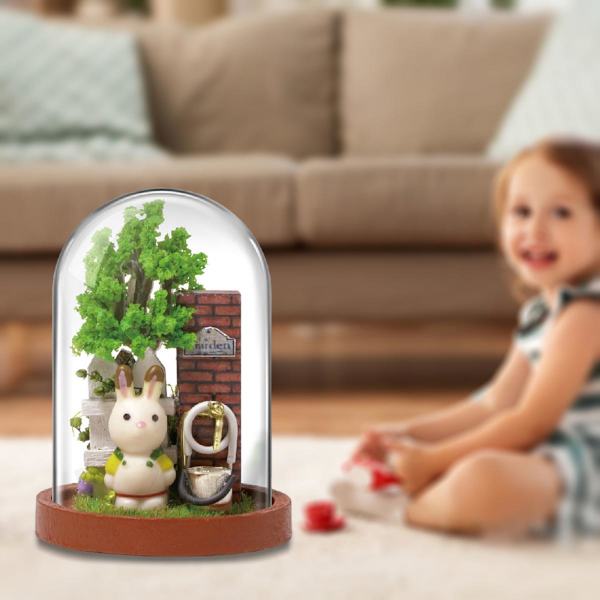 DIY Handarbete Miniatyr Projekt Kit Mini Glasboll Dockhus Leksak Stil1