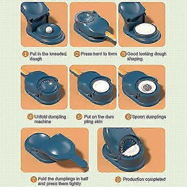 Dumplingmaskine dumplingformpresser dumplingdejform dumplingfremstillingsværktøj [MI]