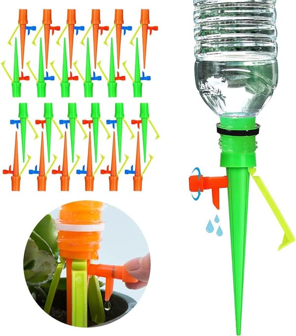 24 stk. automatisk vanningsanordning for planter, dryppvanningssett