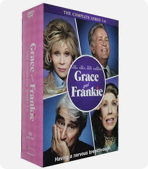 Grace ja Frankie Koko sarja 18 DVD-boksia Kausi 1-6 UUSI