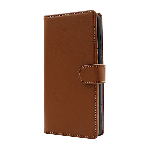 [RM]Skimblocker iPhone 15 Plånboksfodral Brun