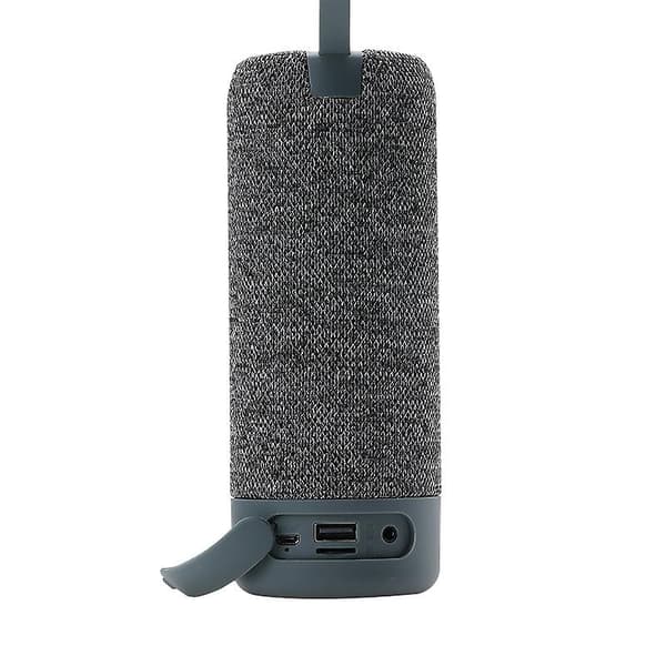 Bärbar trådlös Bluetooth-högtalare, djup bas, kraftfullt 360°-ljud, flytande, -Grå