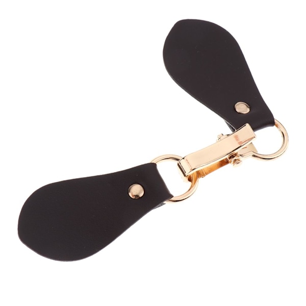 Par Läder Toggle Horn Trenchcoat Svart Duffelcoat