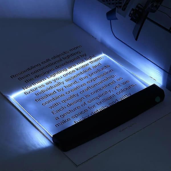 [RM]LED boklys, bokleselys, flatt boklys