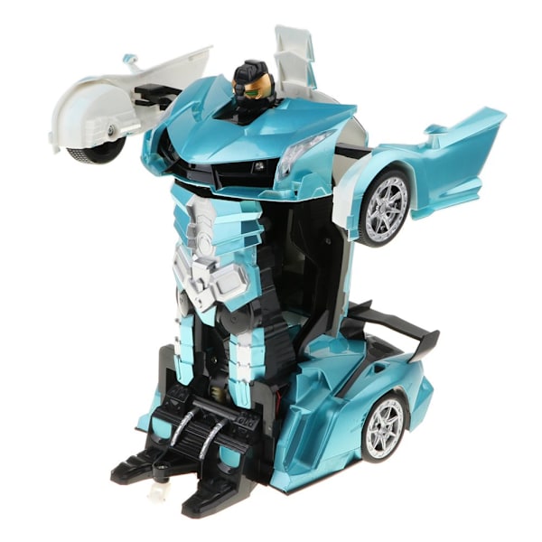 1:12 2-i-1 Geststyrd RC Racingbil Transformerande Robot Leksak Present E
