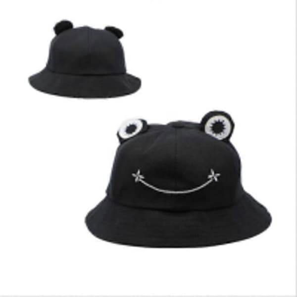 Luxora Bucket Hat för kvinnor Mode Groda Bucket Cap Sommar Höst Solskydd Solhatt ORANGE S