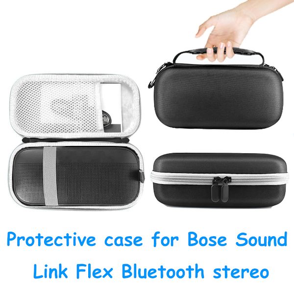 [RM]Fits Bose SoundLink Flex Bluetooth audio protective case storage bag portable storage box silver gray