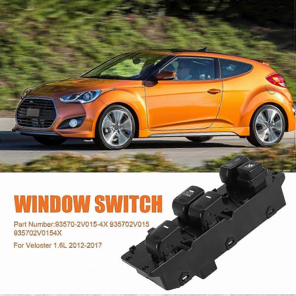 Hyundai Veloster 2012-2017 Venstre Side Førers El-Rudeafbryder Black