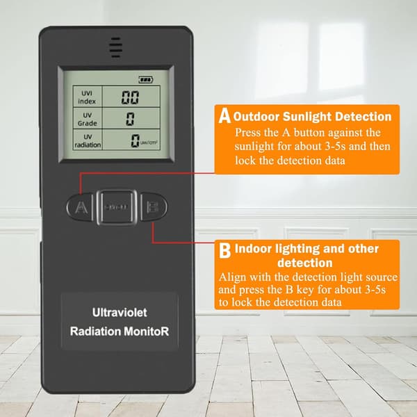 [RM]Radiation Detector (127X54X18 (mm)), UVI Handheld Digital UV L