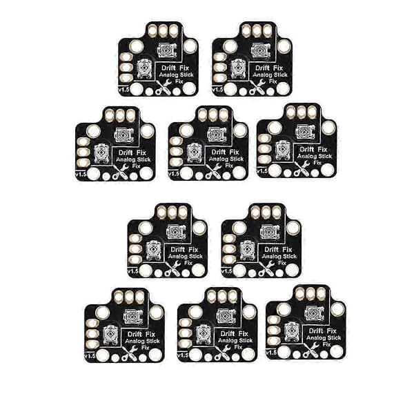 10 STK Gamepad Joystick Drift Reparationskort Controller Analog Thumb Stick Drift Fix Mod til //X,A