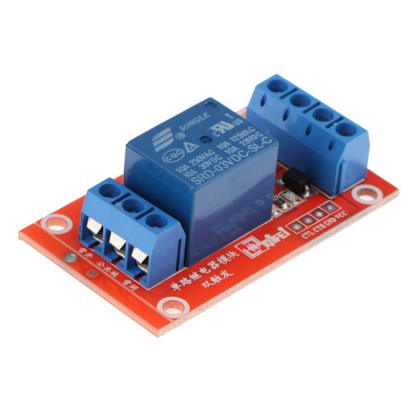 3 Delar 1V 1 Relä Kort Modul Optokopplare Modul för Arduino ARMOIN ARM