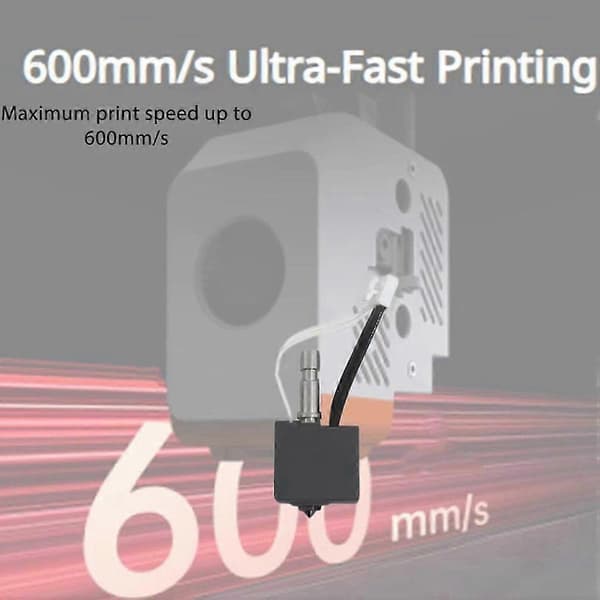 Hærdet stål 0,4 mm dyse Hotend-sæt til Anycubic Kobra S1 3D-printer Hotend samlet ekstruder til Kobra S1 Combo 2 stk.