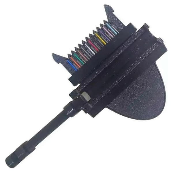 Barfiber-splejser, enkeltkernefiber-splejser, splejseklips, trådsplejseklips Black