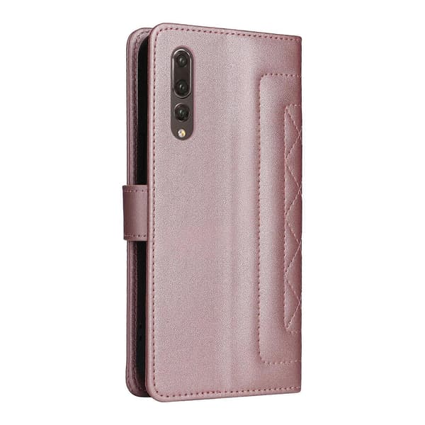 [RM] Læder Flip-etui til Huawei P20 Pro Rose Gold