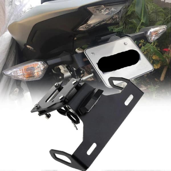 Motorcykel LED-lys nummerpladeholder skærm til Kawasaki Z900 2017-2020