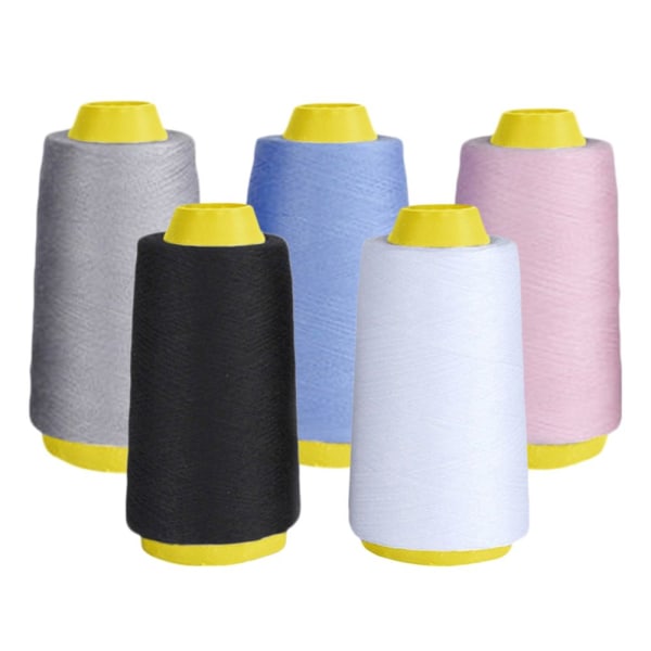 Set med 10 Polyester Sytrådar för Handsömnadsmaskin