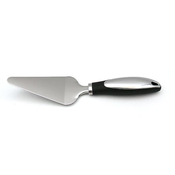 Paj- och pizzaspade - Rostfritt stål - Silver och svart - 25 cm
