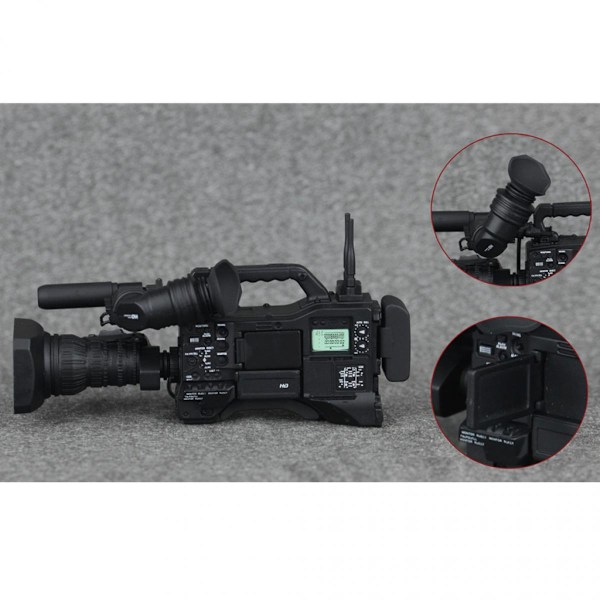 1/6 Skala Digital Video DV Mikrofon för 12 tum Actionfigur Dekoration