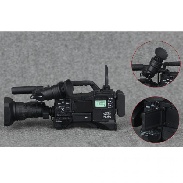 Digital video DV-mikrofon i skala 1/6 för 12-tums actionfigurdekoration