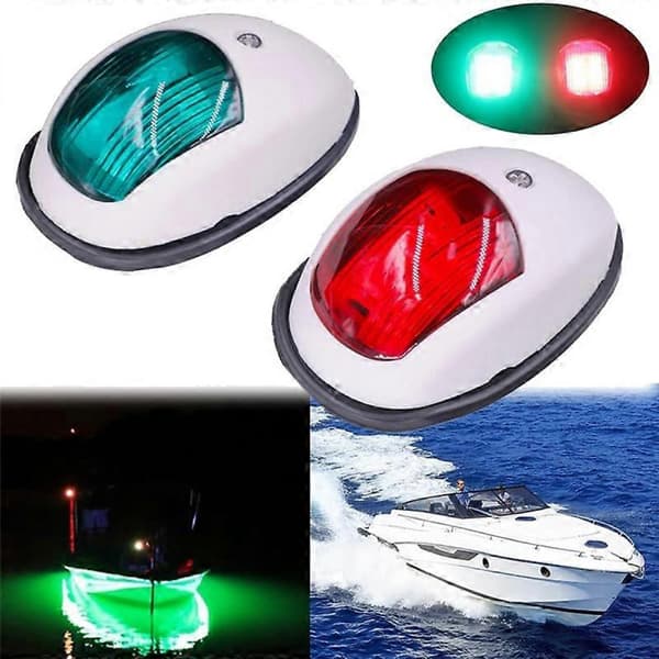 [RM]Navigationslys LED Båd Sidelampe Hvid