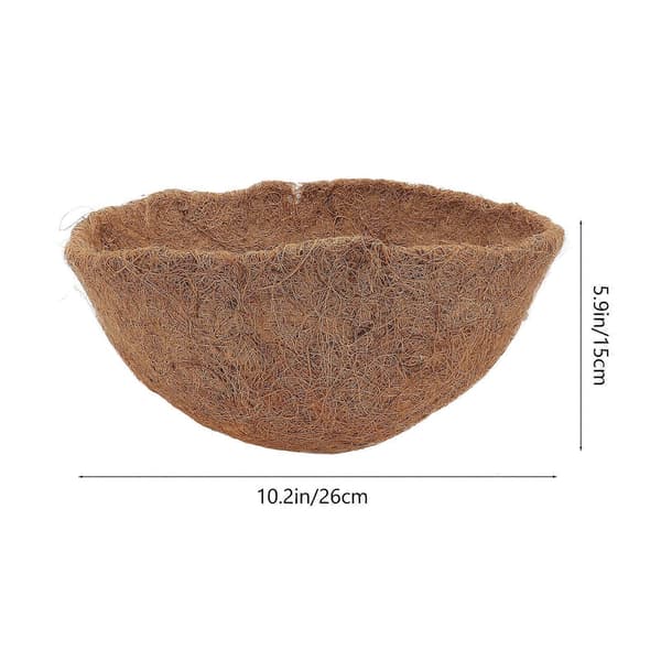 [RM] Blomkruksfoder Kokosfiberkudde för trädgårdsarbete 4st Samling Light Brown 26.00X26.00X15.00CM