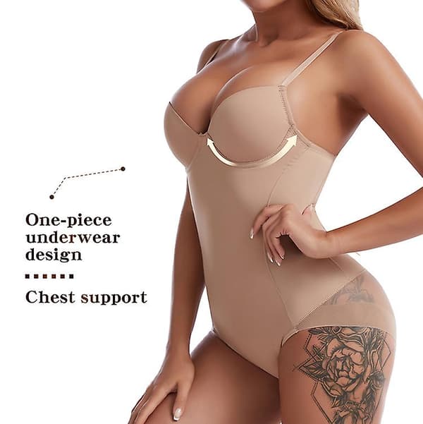 Korsett Shapewear Bodysuit Kroppsformer for kvinner M