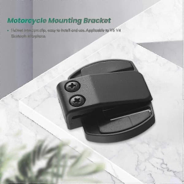 2 stk Vnetphone V6 V4 V2-500c Hjelm Intercom Clip Monteringsbeslag, Motorcykel Tilbehør