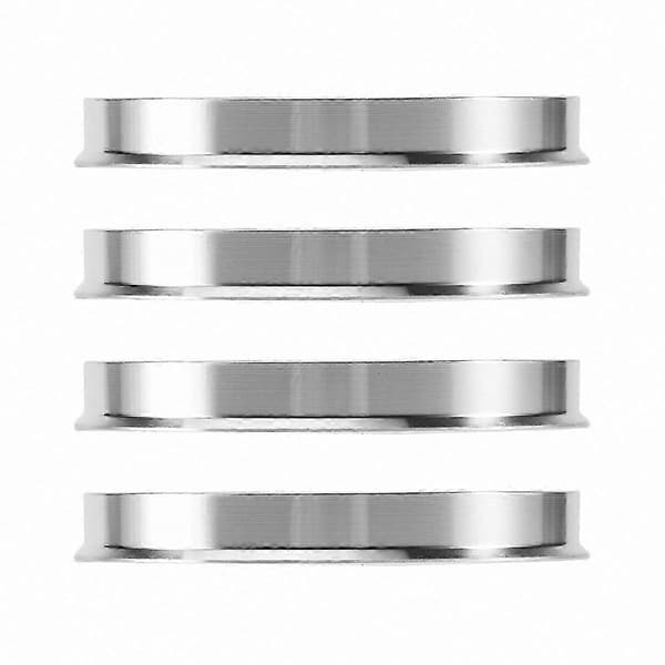 4-pak universelle aluminium navcentreringsringe 74,1 mm til 72,6 mm