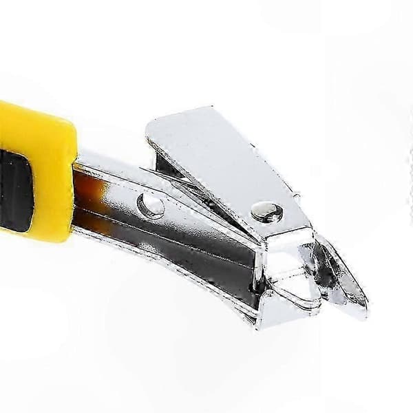 Holdbar polstringshæftefjerner og sømfjerner til professionel brug håndværktøj Black  Yellow  Silver