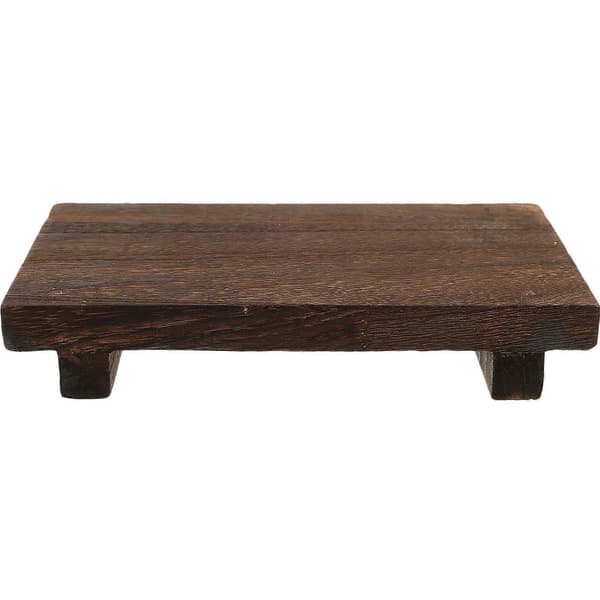 [RM]Træpiedestaler til udstilling Hjemmebrug Rektangulær form Træmateriale 23.00X15.00X4.00CM 1 stk.