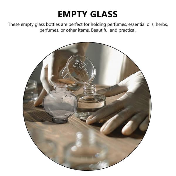 [RM]Glas önskeförvaringsburk 1 st transparent trä