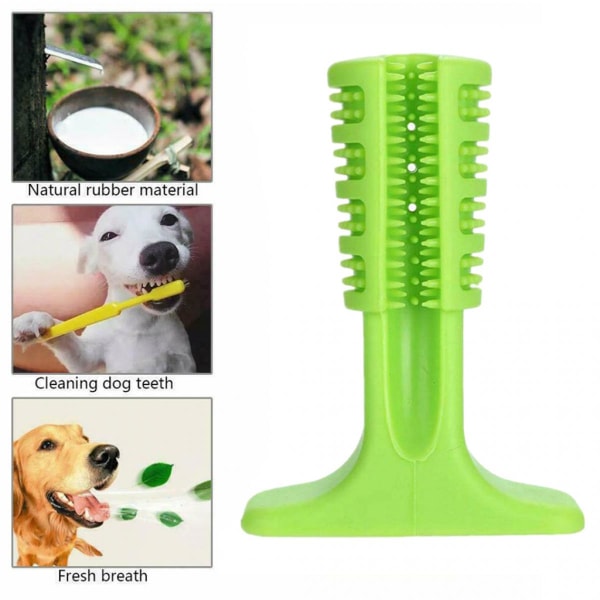 2-4st Hundleksaker Valp Molar Teeth Cleaner Stick Hundträning S+L-grön S-blå
