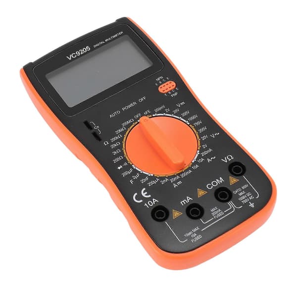 Digitalt multimeter elektronisk ohmmeter voltmeter spændingsstrøm modstandskapacitetstester
