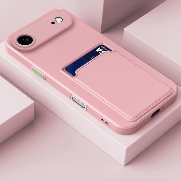 TPU-telefoncover med kontrastfarvede knapper til iPhone 17 Air Pink For iPhone 17 Air