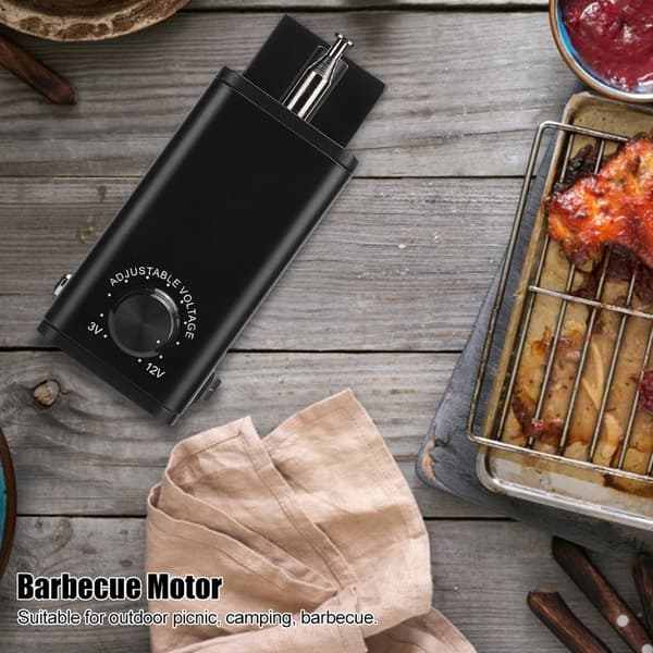 [RM]FY-609CP Adjustable Speed Grill Oven Motor BBQ Tool Accessory 3-12V 0.8