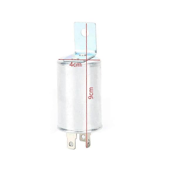 12V Blinkrelæ, 12V 3-polet Blinkrelæ, 3-polet Bilblinkrelæ til Blinklys, 12V 3-polet Bilblinkrelæ