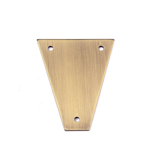 Blank Truss Rod-skydd i aluminiumlegering ACCS för Import Jackson Gitarr - Brons