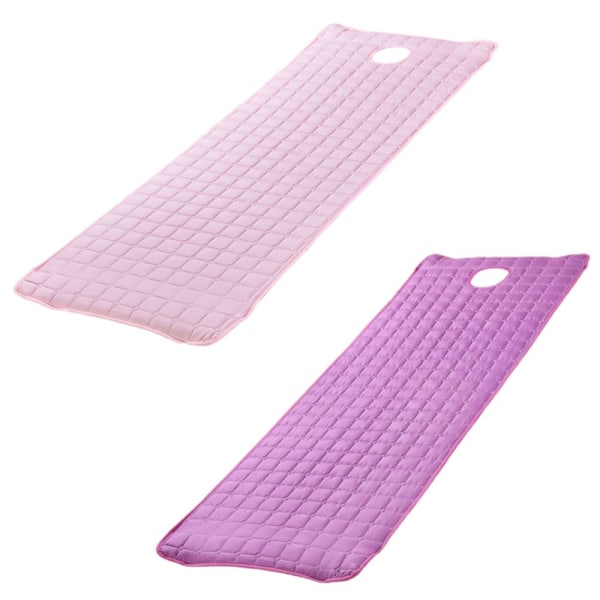 2st Spa Massage Behandling Madrass Pad Cover Lila Rosa 180x60cm