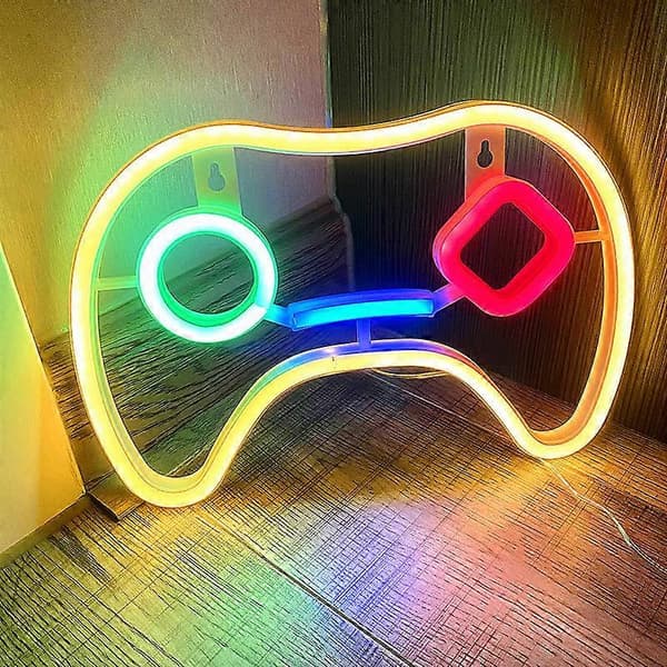 Neon LED Ljusskylt Cool Speldekoration för Sovrum Spelrum Bar Barn Present Festdekoration