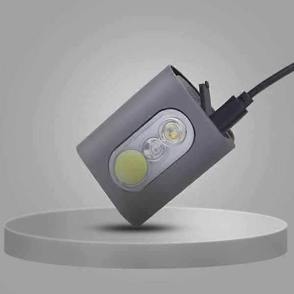 Clip-On Løbelygte, 2000 Lumen Jogging LED med Stærk Magnetisk Klips, USB Genopladelig
