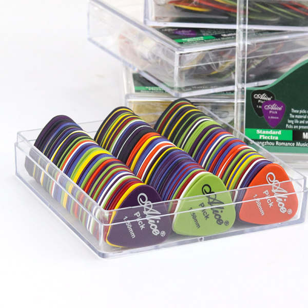 Gitarrplektrum Original Sound Elbas Moderator Gitarrtillbehör Tjocklek 0,58 - 1,5 mm 50 PCS Mixed-no box