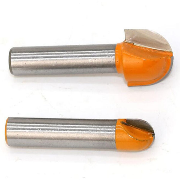 8mm Skaft Rundnos Bay Core Core Box Överfräs 16mm Diameter Bits Diameter Skärare