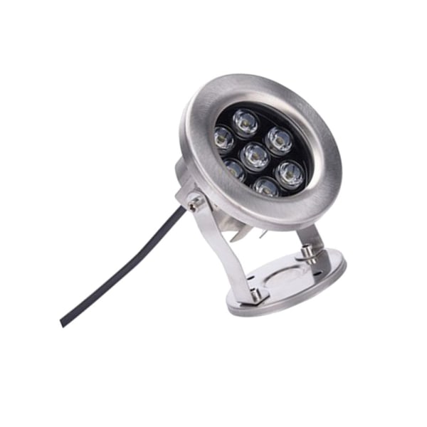 7W LED Flood Light Utomhus Spot Undervattens Dammlampa Varmvit