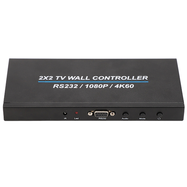 [RM]2x2 HD Multimedia Interface Video Wall Controller 4K and 60HZ HD Display 180 Degree Rotating TV Wall Controller 110‑240V US Plug