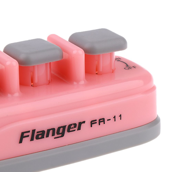 Flanger FA-11 piano hand fingerövning spänningsträning tränare rosa