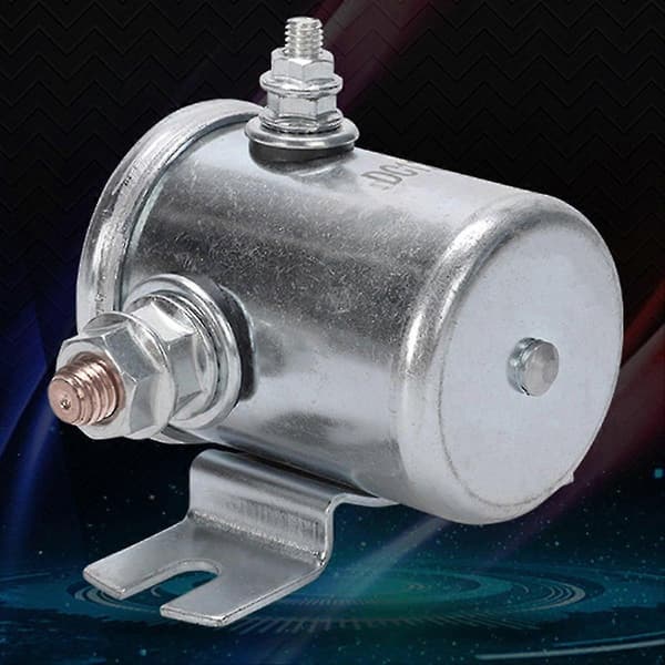 12V 300A Bil Elektrisk Spil Relæ Motor Elektromagnetisk Afbryder Relæ 4255-3 Søjle Relæ Silver