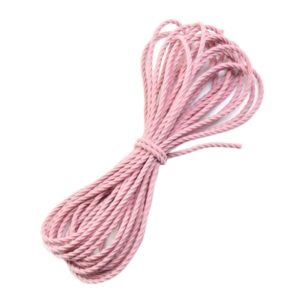 2,8 mm Elastiskt Hårband Hästsvanshållare DIY Hårband Material 50 m Rosa