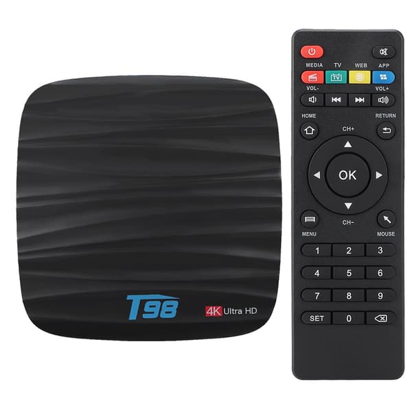 [RM]T98 H6 2+16G Quad Core Smart TV Set Top Box for Android 8.1 110-240V