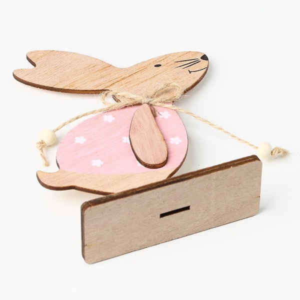 Påskhare Träprydnader Glad Påsk Dekoration För Hemmet Kanin Påskägg Festdekoration Hängen Påskhare Dekor Gåva Easter sticker1